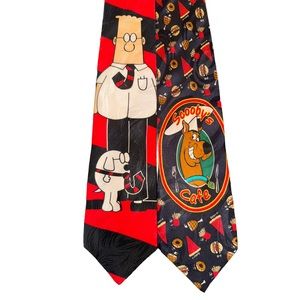 Set of Two Men’s Ties Scooby Doo and Dilbert